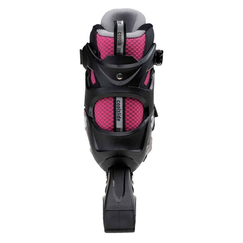Regulējama izmēra skrituļslidas CoolSlide Jr Shoq, melnas/rozā cena un informācija | Skrituļslidas | 220.lv