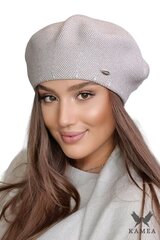 Kamea sieviešu berete ARKADIA*02, tumši bēšs 5903246754292 cena un informācija | Sieviešu cepures | 220.lv