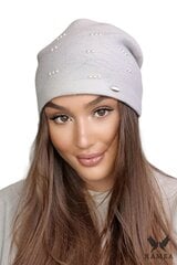 Kamea sieviešu cepure BASIMA*01, bēšs 5903246758351 cena un informācija | Sieviešu cepures | 220.lv