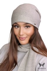 Женская шапка Kamea DOLOMIT*01, бежевая, 5903246771268 цена и информация | Женские шапки | 220.lv
