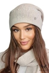 Kamea sieviešu cepure ELENI*01, bēšs 5903246759679 cena un informācija | Sieviešu cepures | 220.lv