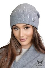Kamea sieviešu cepure ELENI*04, pelēks 5903246759686 cena un informācija | Sieviešu cepures | 220.lv