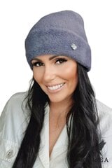 Kamea sieviešu cepure ERAZMA*08, tumši pelēks 5903246753851 cena un informācija | Sieviešu cepures | 220.lv