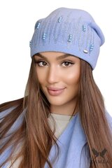 Kamea sieviešu cepure GINA*01, gaiši zils 5903246759150 cena un informācija | Sieviešu cepures | 220.lv