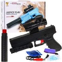 Электрический гелевый водяной пистолет Glock, черный цена и информация | Игрушки для мальчиков | 220.lv