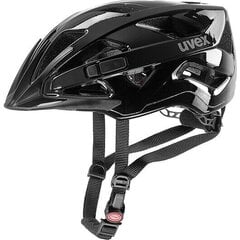Велошлем Uvex Active, 56-60 см, черный цвет цена и информация | Шлемы | 220.lv