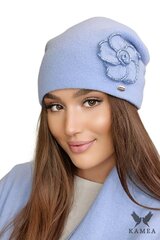 Kamea sieviešu cepure INKA*02, gaiši zils 5903246759037 cena un informācija | Sieviešu cepures | 220.lv
