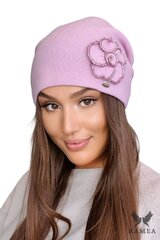 Kamea sieviešu cepure INKA*04, rozātest 5903246759044 cena un informācija | Sieviešu cepures | 220.lv