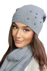 Женская шапка Kamea KALCYT*03, серая, 5903246771985 цена и информация | Женские шапки | 220.lv