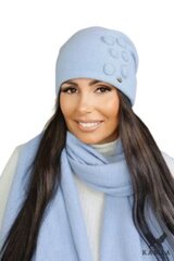 Kamea sieviešu cepure KALIDA*02, gaiši zils 5903246757040 cena un informācija | Sieviešu cepures | 220.lv