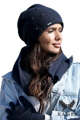 Kamea sieviešu cepure LATIFA*04, tumši zils 5903246757101 cena un informācija | Sieviešu cepures | 220.lv