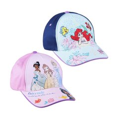 Детская кепка Princesses Disney, синяя (53 см) цена и информация | Шапки, перчатки, шарфы для девочек | 220.lv