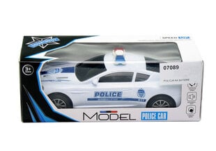 Движущаяся машина Police, со световым и звуковым эффектом. City car цена и информация | Конструктор автомобилей игрушки для мальчиков | 220.lv