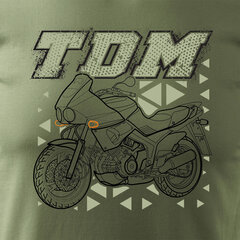 Vīriešu t-krekls Yamaha TDM 1418-7, zaļš cena un informācija | Vīriešu T-krekli | 220.lv