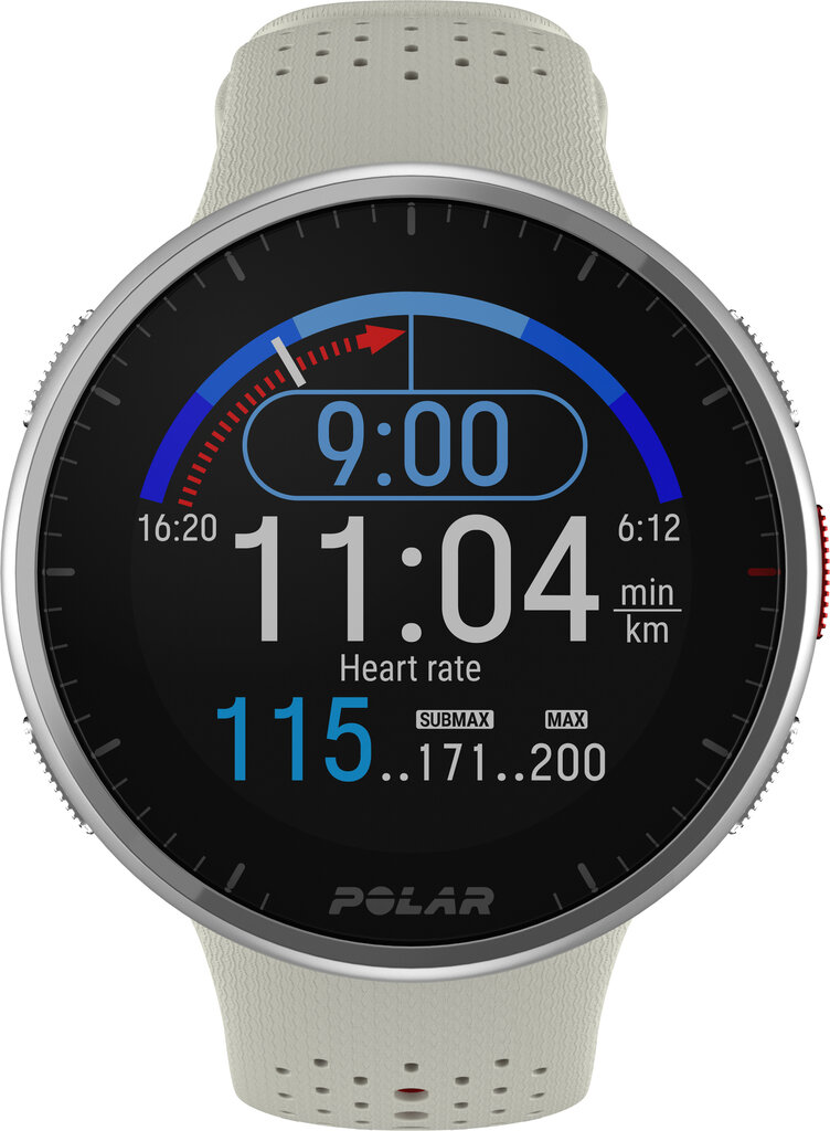 Polar Pacer Pro Snow White цена и информация | Viedpulksteņi (smartwatch) | 220.lv