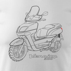 Vīriešu t-krekls Yamaha Versity 300 1448-7, balts cena un informācija | Vīriešu T-krekli | 220.lv