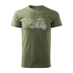 Vīriešu t-krekls Yamaha Star Venture 1800 1700-7, zaļš цена и информация | Мужские футболки | 220.lv