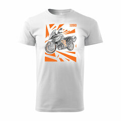 KTM 1290 Super Duke GT мужская футболка с мотоциклом 1401-7 цена и информация | Мужские футболки | 220.lv
