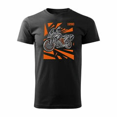 KTM 1290 Super Duke GT мужская футболка с мотоциклом 1400-7 цена и информация | Мужские футболки | 220.lv