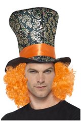 Cepure ar matiem, oranža cena un informācija | Karnevāla kostīmi, maskas un parūkas | 220.lv