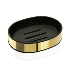 Ziepju trauks Versa Gold Metāls (11 x 8,5 x 2 cm) цена и информация | Аксессуары для ванной комнаты | 220.lv