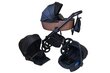 Rati STILO ST-Line Baby Fashion 3in1 black cena un informācija | Bērnu rati | 220.lv