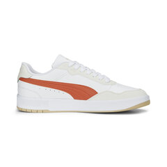 Мужские кроссовки Puma Court Ultra Lite 389371 03/9, белые/оранжевые цена и информация | Кроссовки для мужчин | 220.lv