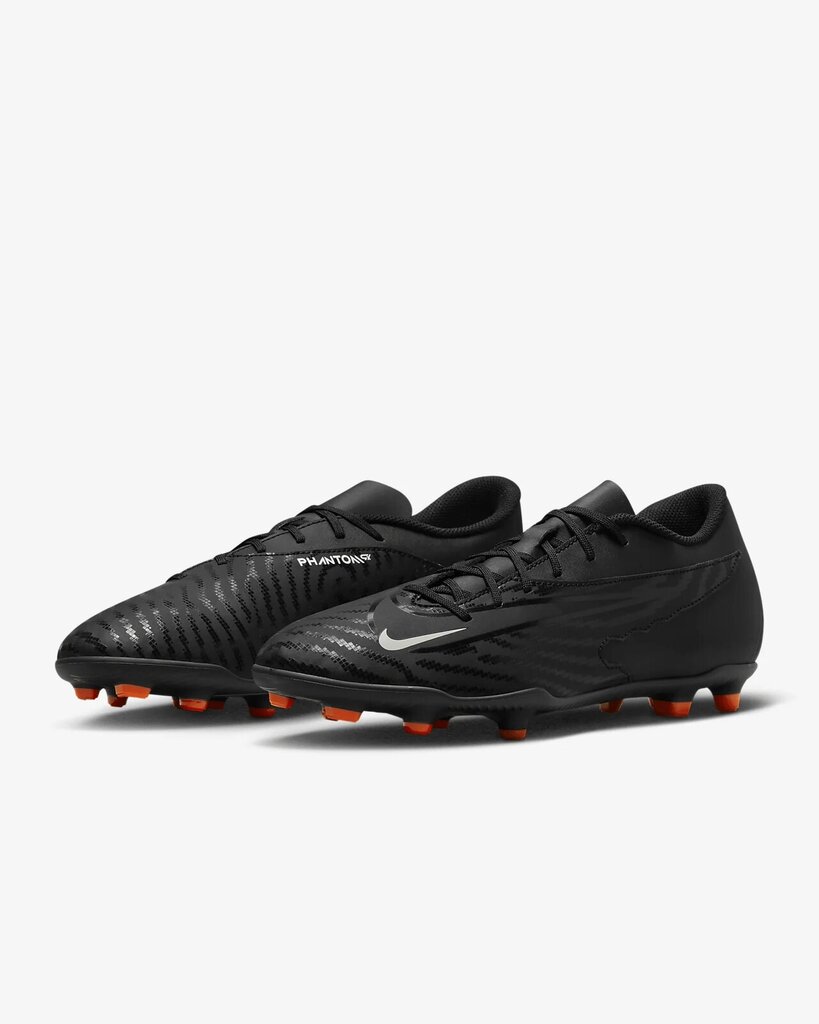 Nike Apavi Phantom Gx Club Fg/Mg Black Orange DD9483 010 DD9483 010/8 cena un informācija | Futbola apavi | 220.lv