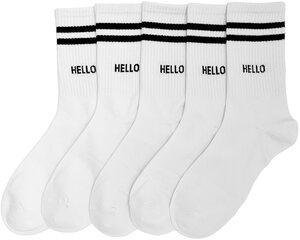 Носки Alina Everyday BL21018-2, белые, 5 пар цена и информация | Мужские носки | 220.lv