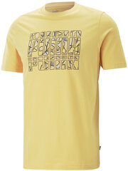 Graco Puma Graphics Summer Tee 674482 40/L, желтая цена и информация | Мужские футболки | 220.lv