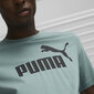 Puma T-Krekli Ess Logo Tee Green 586667 75 586667 75/3XL cena un informācija | Vīriešu T-krekli | 220.lv
