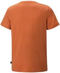 Футболки Puma Ess Logo Tee Orange 586960 94 586960 94/128 цена и информация | Рубашки для мальчиков | 220.lv