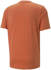 Футболка Puma Ess+ Tape Tee 847382 94/XL, оранжевая цена и информация | Мужские футболки | 220.lv