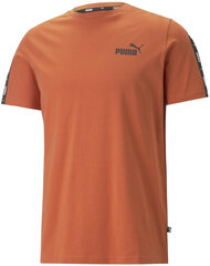 Футболка Puma Ess+ Tape Tee 847382 94/XL, оранжевая цена и информация | Мужские футболки | 220.lv