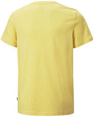 Puma T-Krekli Ess+ 2 Col Logo Tee Yellow 586985 45 586985 45/176 цена и информация | Рубашки для мальчиков | 220.lv