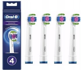 Насадки ORAL-B EB18RB 3D WHITE Maximiser цена и информация | Насадки для электрических зубных щеток | 220.lv