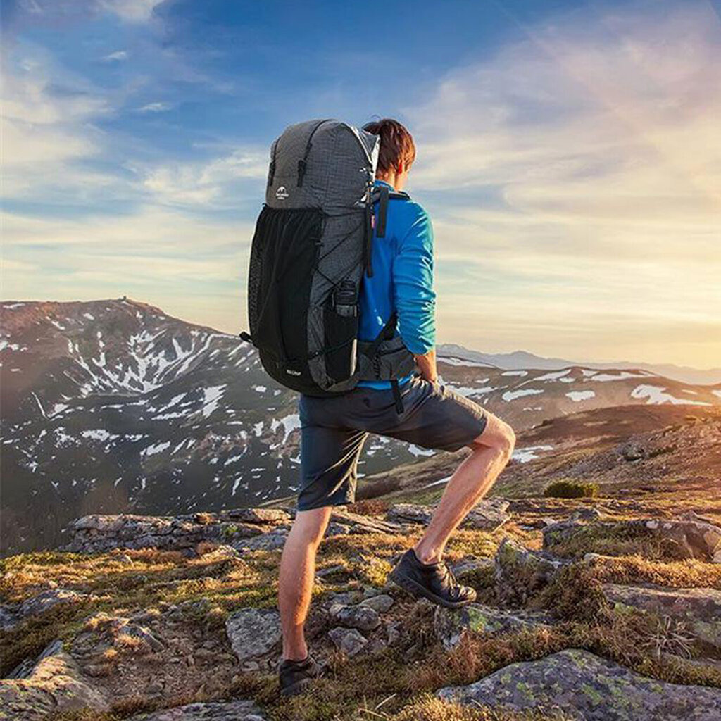 Daudzfunkcionāla kalnu soma ar lietus pārvalku 60L+5L Naturehike цена и информация | Pārgājienu un ceļojumu mugursomas | 220.lv