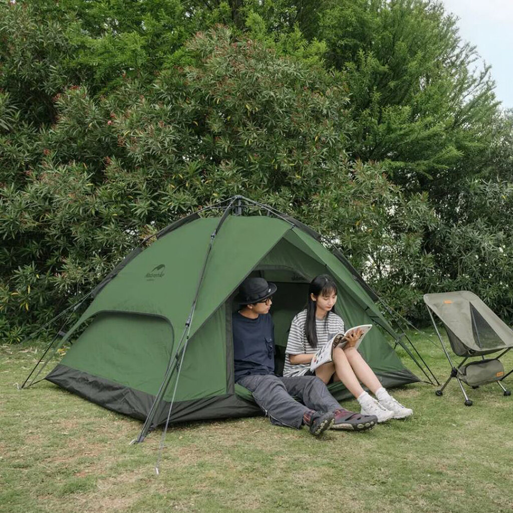 Pusautomātiska trīsvietīga telts Naturehike Pop-Up цена и информация | Teltis | 220.lv