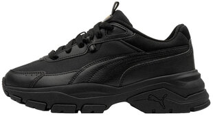 Женские кроссовки Puma Cassia Via 389223 08 389223 08/6, черные цена и информация | Спортивная обувь для женщин | 220.lv