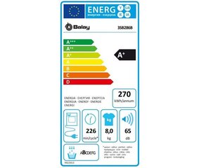 Конденсаторная сушилка Balay 3SB286B  8 kg Белый цена и информация | Сушильные машины | 220.lv
