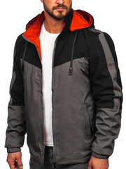 J.Style Куртки Black Grey 84M3015-392 84M3015-392/M цена и информация | Мужские куртки | 220.lv
