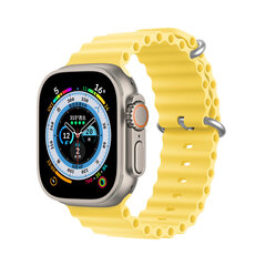 Dux Ducis для Apple Watch 8/7/6/5/4/3/2/SE (45/44/42мм), желтый цена и информация | Аксессуары для смарт-часов и браслетов | 220.lv