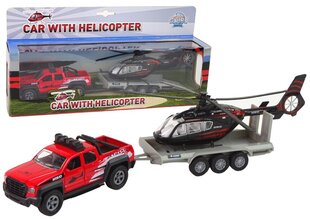 Visurgājējs ar helikoptera piekabi 520249 cena un informācija | Rotaļlietas zēniem | 220.lv