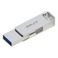 PNY DUO Link 128GB USB 3.2 Gen 1 Type-C cena un informācija | USB Atmiņas kartes | 220.lv