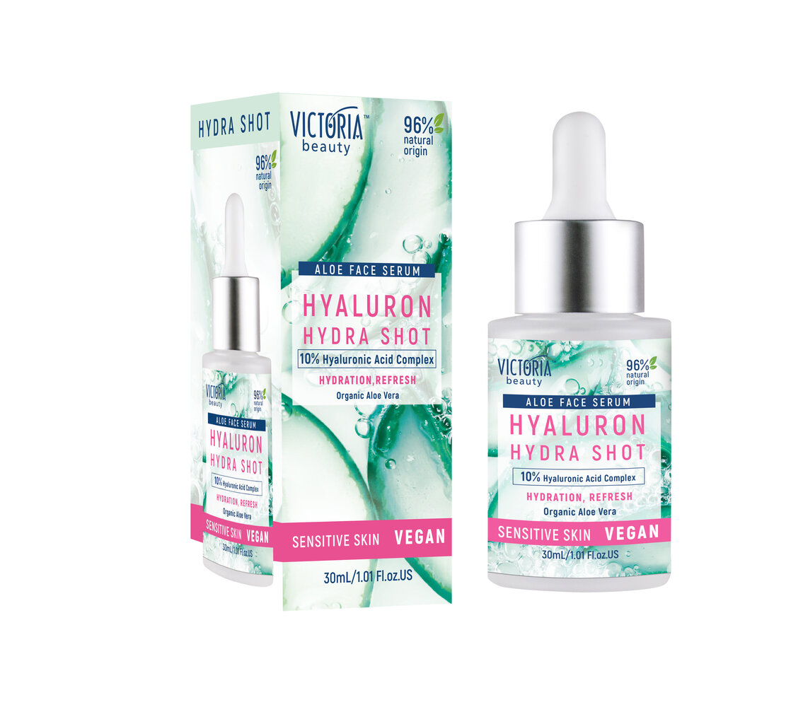 Intensīvi mitrinošs sejas serums ar hialuronu Victoria Beauty, 30 ml цена и информация | Serumi sejai, eļļas | 220.lv
