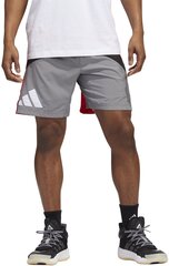 Шорты Adidas Galaxy Short HE2902/M, серые/красные цена и информация | Мужские шорты | 220.lv