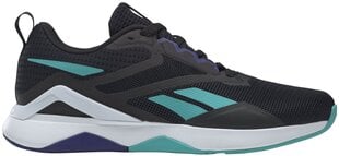 Reebok Apavi Nanoflex Tr 2.0 Black Green GY6212 GY6212/8 cena un informācija | Sporta apavi vīriešiem | 220.lv