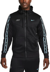 Спортивный джемпер Nike Nsw Repeat Sw Pk Fz Hoody DX2025 011/M, черный цена и информация | Мужская спортивная одежда | 220.lv