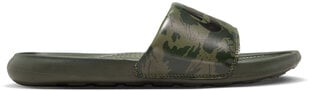 Шлепанцы мужские Nike Victori One Slide Print CN9678 200/9, цвет хаки цена и информация | Мужские шлепанцы, босоножки | 220.lv