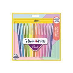 Flomāsteri PaperMate Flair Pastel 12, 0,7 mm cena un informācija | Rakstāmpiederumi | 220.lv